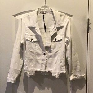 New w tags denim jacket